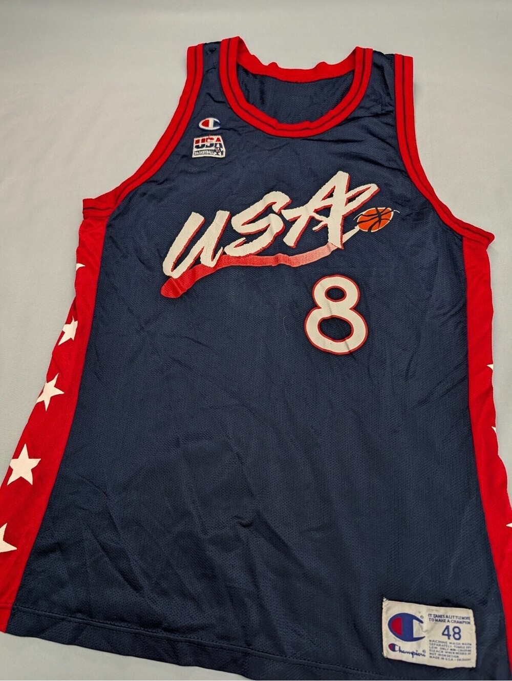 Scottie Pippen Champion USA Basketball Jersey 48 XL 1992